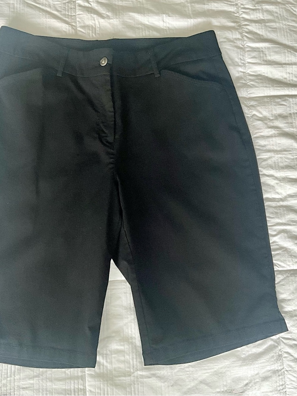 Ruby Rd. Black Tailored Bermuda Shorts
